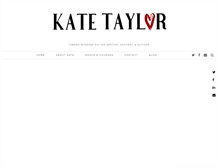 Tablet Screenshot of lovekatetaylor.com